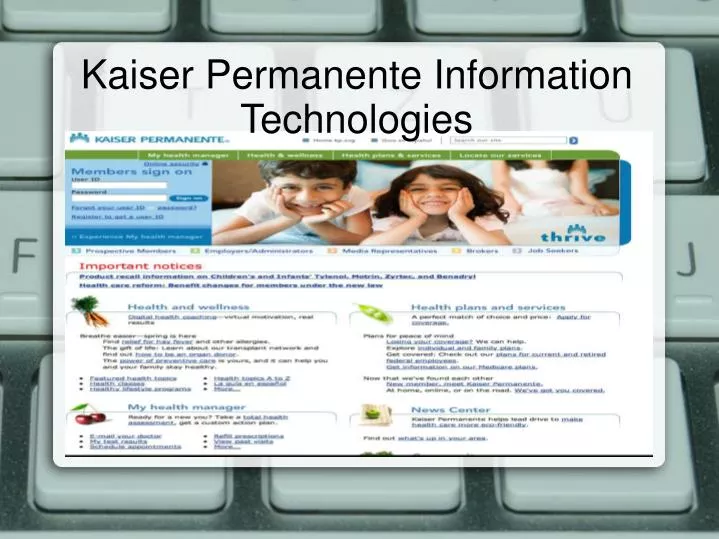 kaiser permanente information technologies