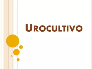 Urocultivo