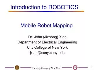 Mobile Robot Mapping