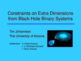 Constraints on Extra Dimensions from Black-Hole Binary Systems