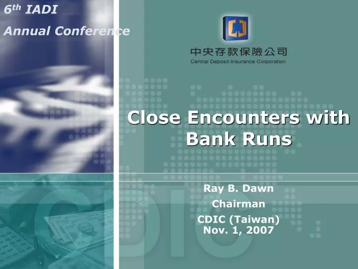 close encounters with bank runs