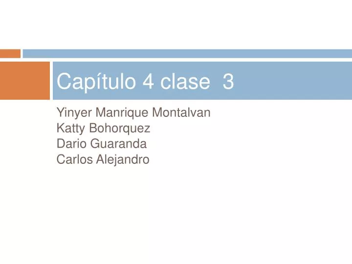 cap tulo 4 clase 3