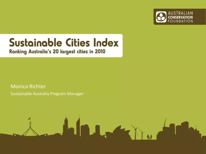 monica richter sustainable australia program manager