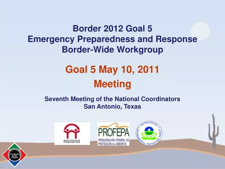 border 2012 goal 5 emergency preparedness and response border wide workgroup