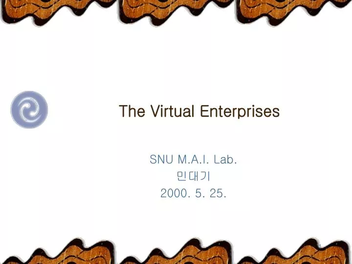the virtual enterprises