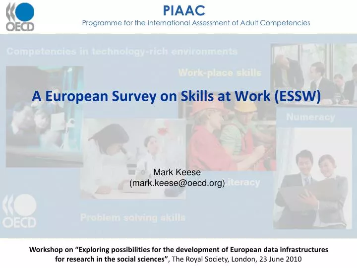 a european survey on skills at work essw