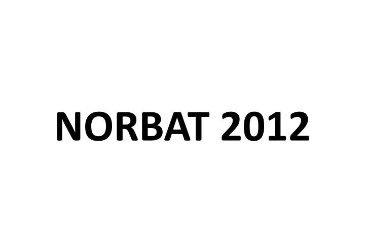 norbat 2012