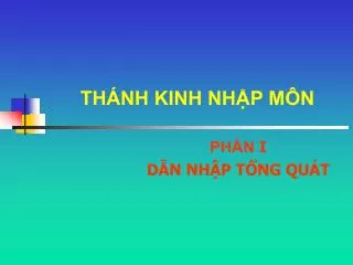 th nh kinh nh p m n