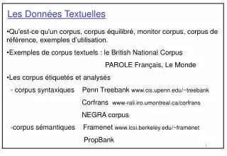 les donn es textuelles
