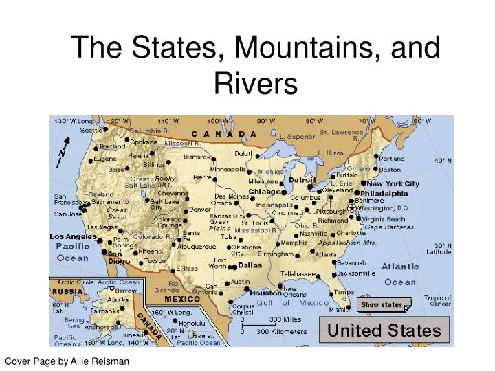 the states mountains and rivers