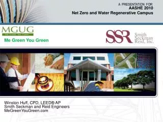 AASHE 2010 Net Zero and Water Regenerative Campus