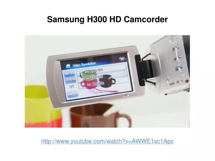samsung h300 hd camcorder