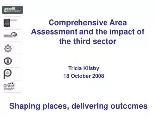 Comprehensive Area Assessment and the impact of the third sector