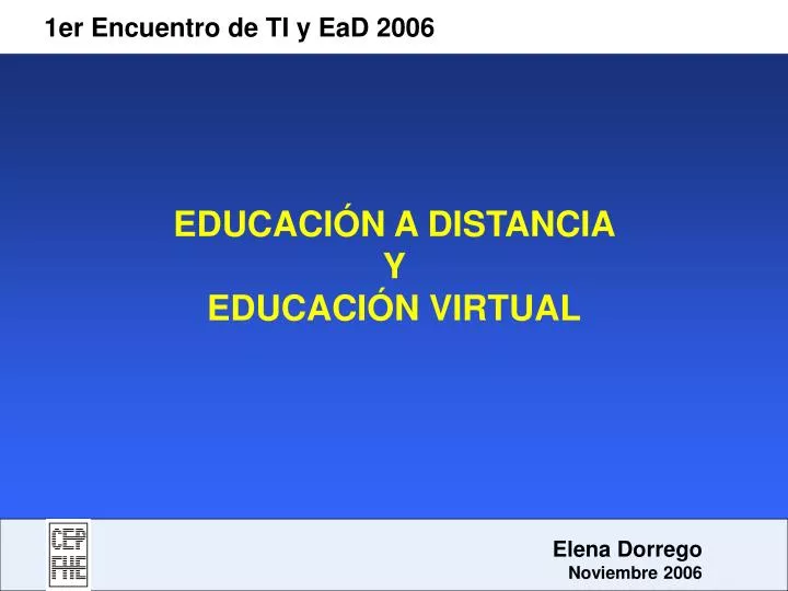 educaci n a distancia y educaci n virtual