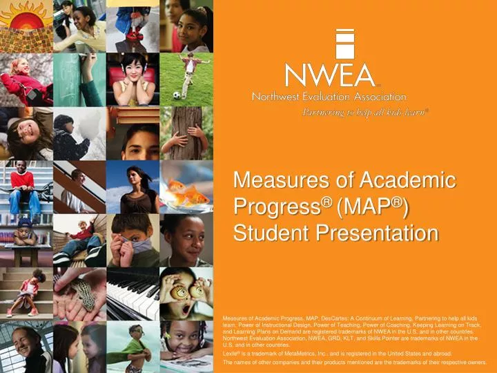 measures of academic progress map student presentation