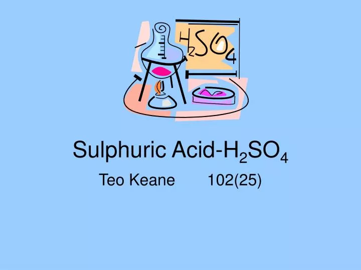 sulphuric acid h 2 so 4
