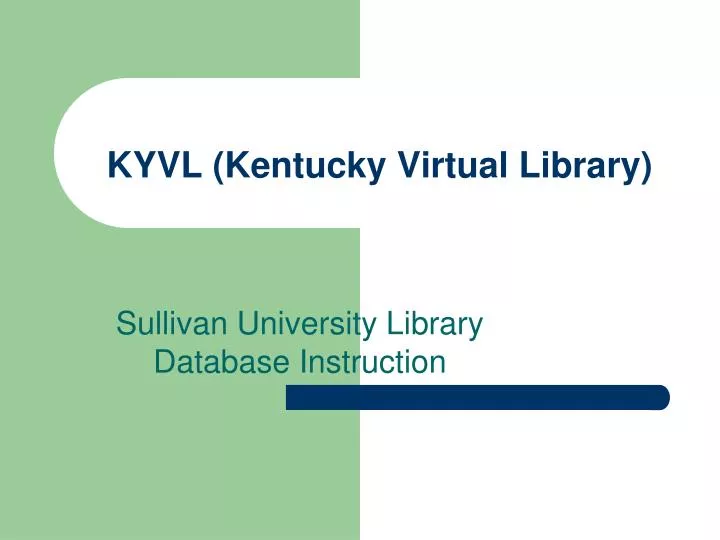 kyvl kentucky virtual library
