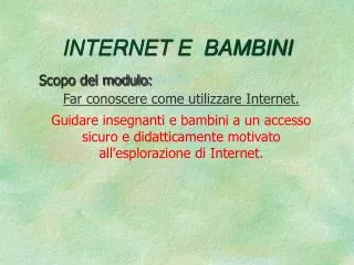 internet e bambini