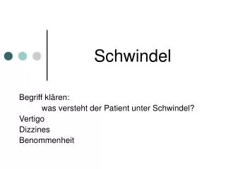 schwindel