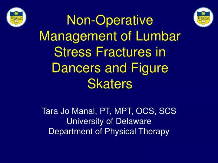 non operative management of lumbar stress fractures in dancers and figure skaters