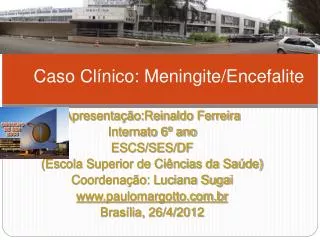 caso cl nico meningite encefalite