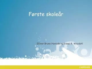 f rste skole r