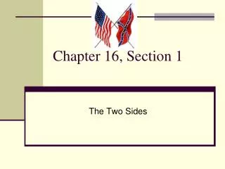 Chapter 16, Section 1