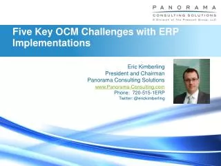 Five Key OCM Challenges with ERP Implementations