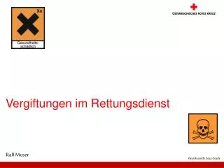 Vergiftungen im Rettungsdienst