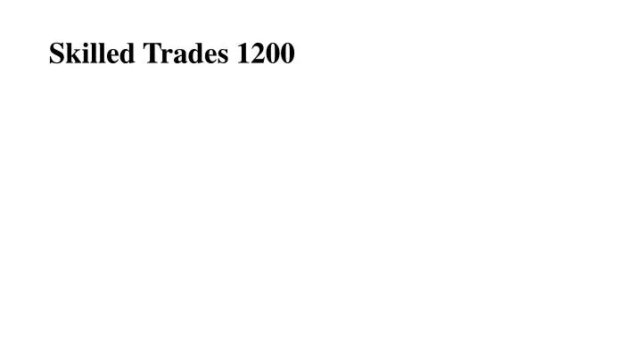 skilled trades 1200