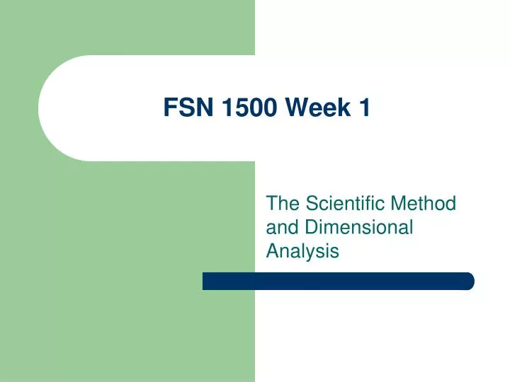 fsn 1500 week 1