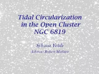 Tidal Circularization in the Open Cluster NGC 6819