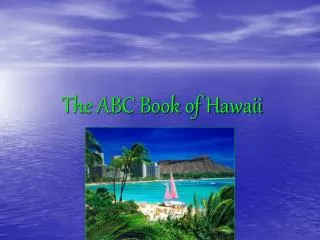 The ABC Book of Hawaii