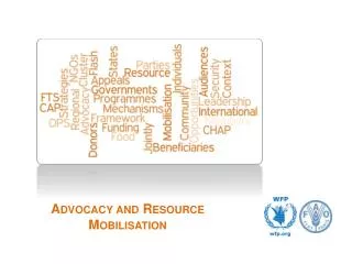 Advocacy and Resource Mobilisation