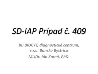 sd iap pr pad 409