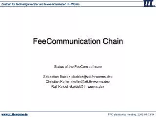 FeeCommunication Chain