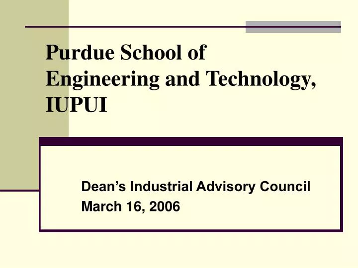 purdue school of engineering and technology iupui