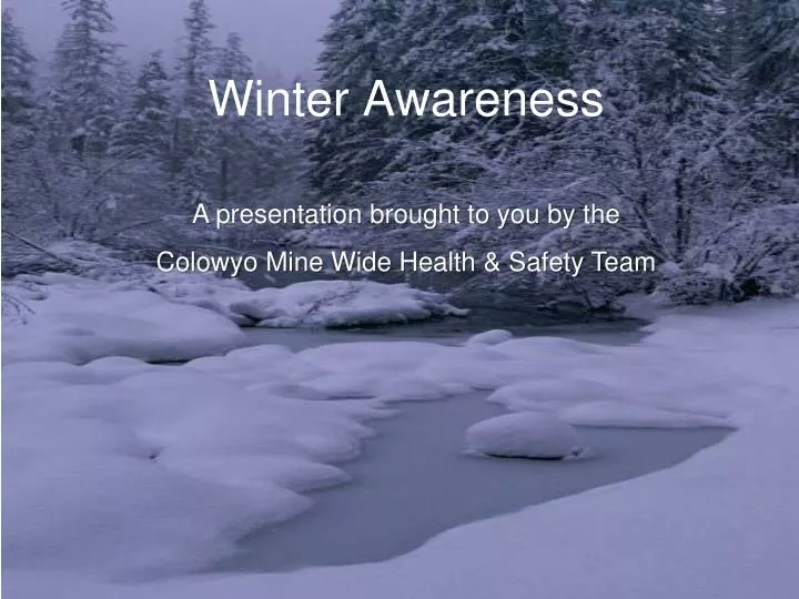 winter awareness