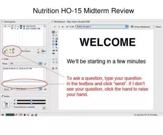 HO15 Midterm Review