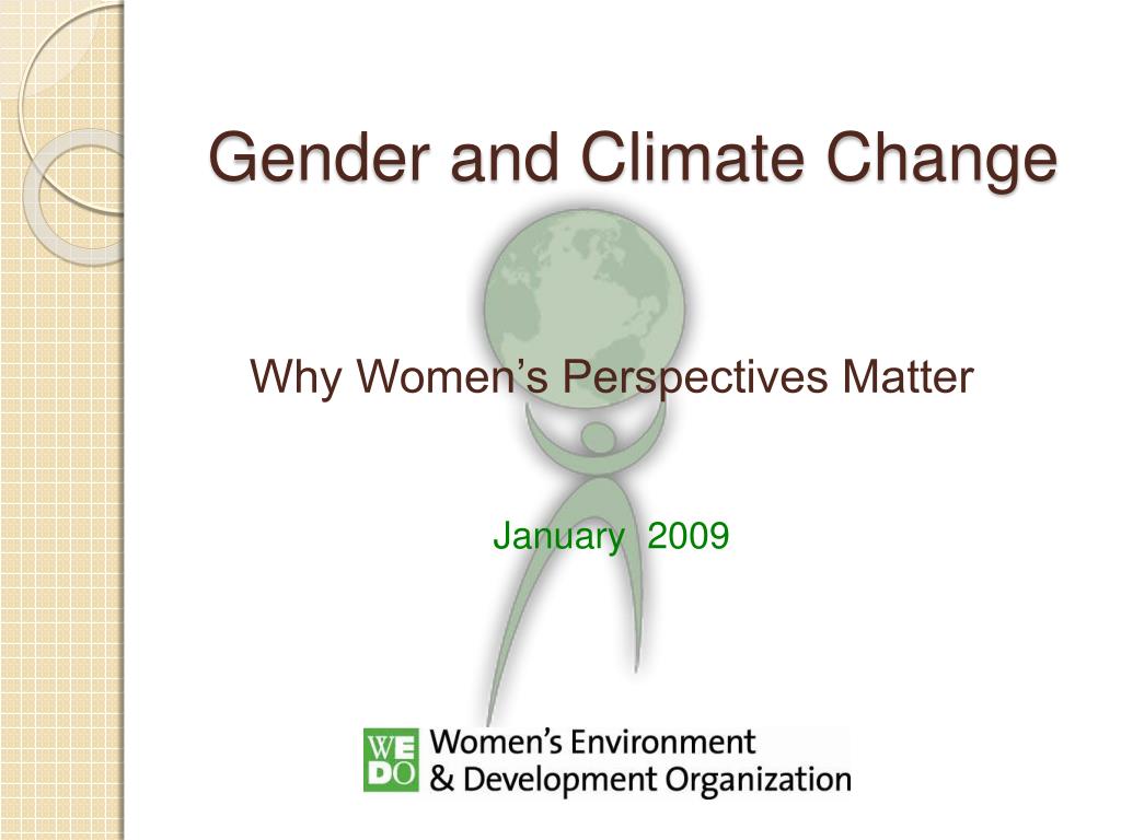 PPT - Gender and Climate Change PowerPoint Presentation, free download ...