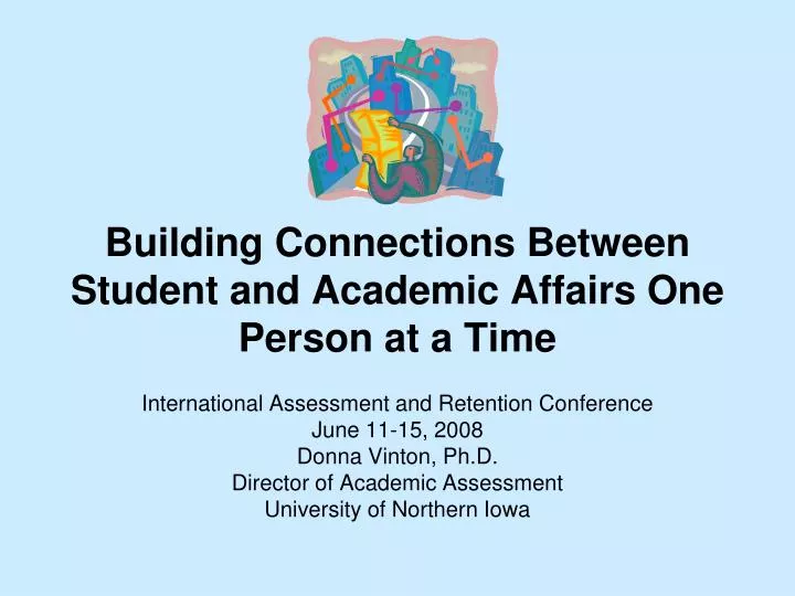 building connections between student and academic affairs one person at a time