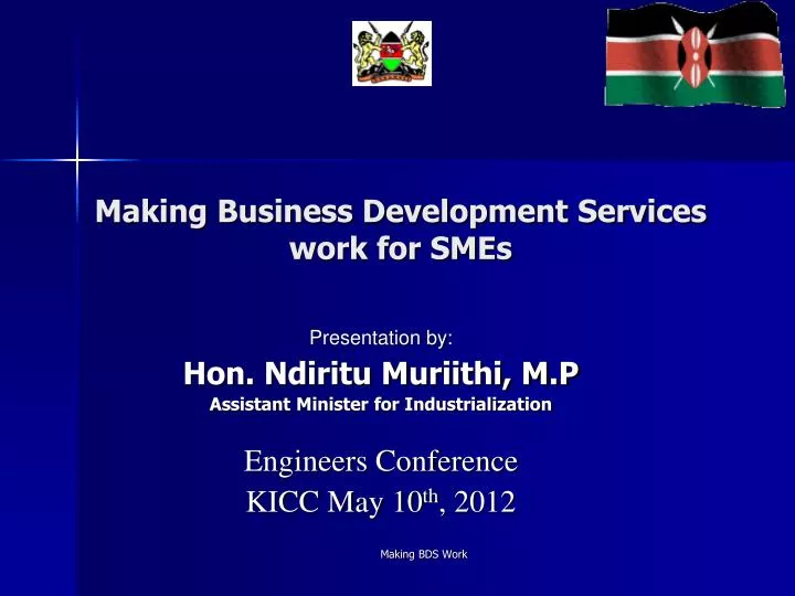 making business development services work for smes