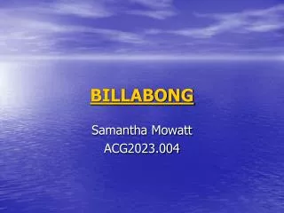 BILLABONG