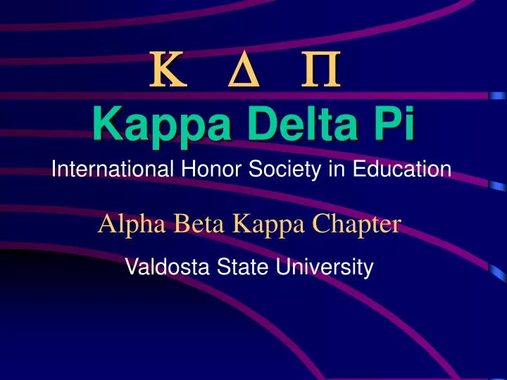 kappa delta pi