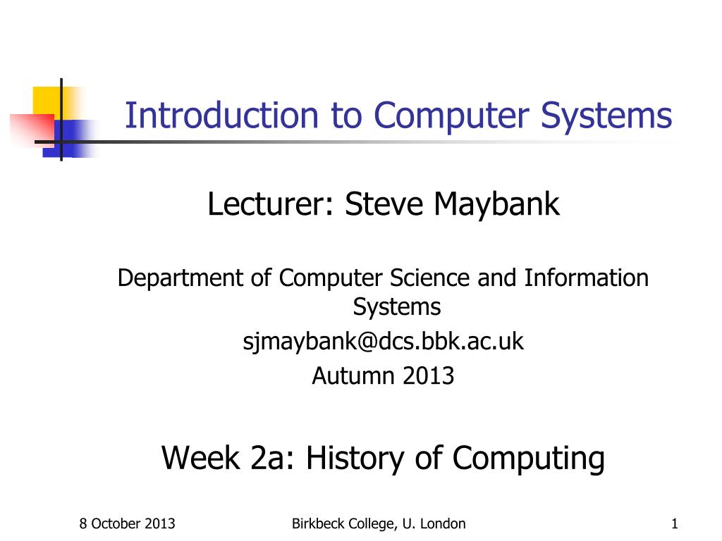 PPT - Introduction to Computer Systems PowerPoint Presentation, free ...