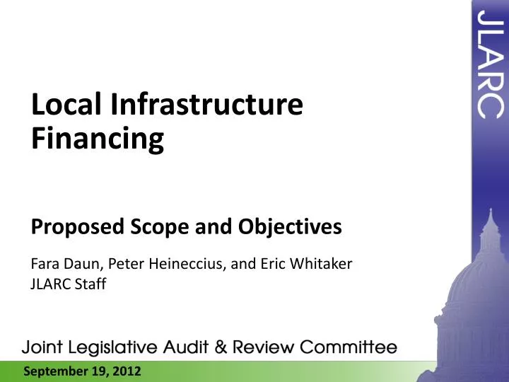 local infrastructure financing