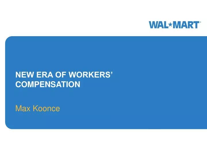 new era of workers compensation