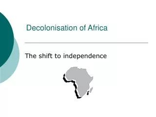 Decolonisation of Africa
