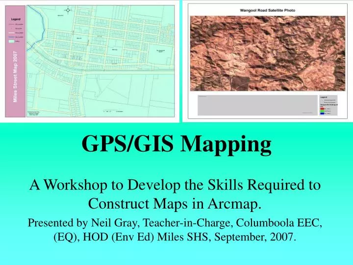 gps gis mapping