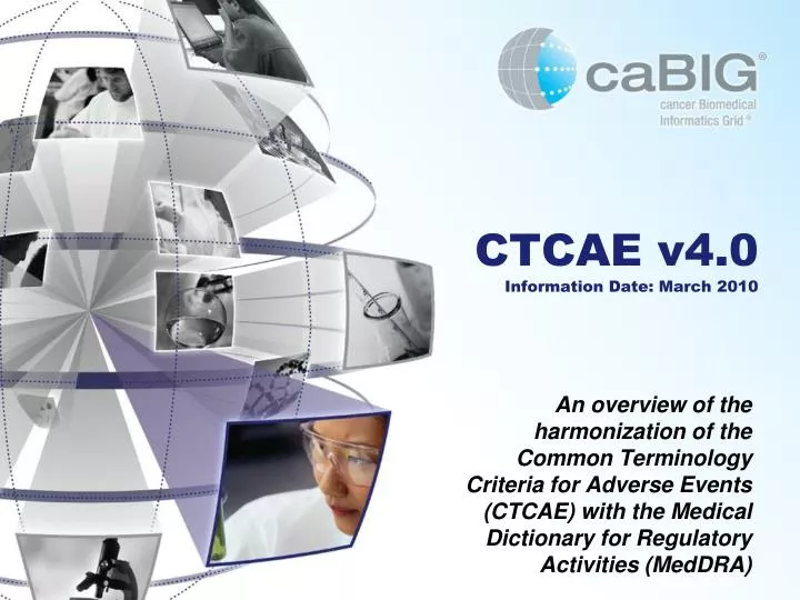 ctcae v4 0 information date march 2010
